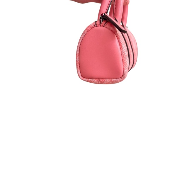 Michael kors micro mini barrel bag charm pink signature mk - Picture 10 of 10